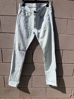 rag & bone Light Wash Straight Jeans